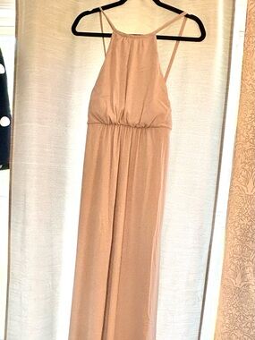 Show Me Your MuMu Sleeveless Maxi Dress in Taupe